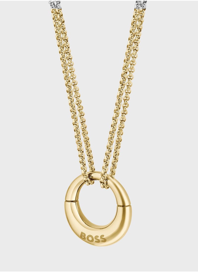 BOSS - Stainless Short Necklace - Image 1
