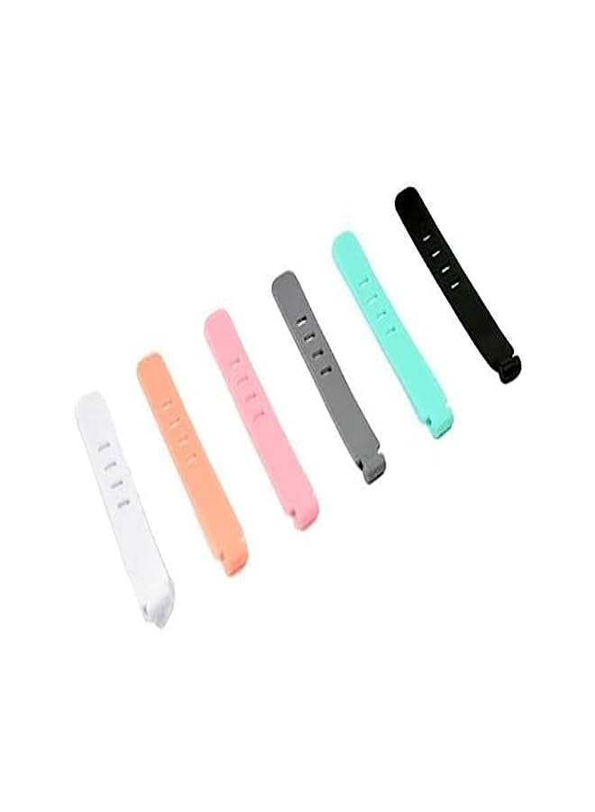 Green Tiger Silicone Cable Straps, 24Pcs Cable Ties Cable Management Cord Straps ReusableCable Management Wire Straps for Home Office Data Centers USB Desk Electronics (Mix Colour 24 / SET) - Image 2