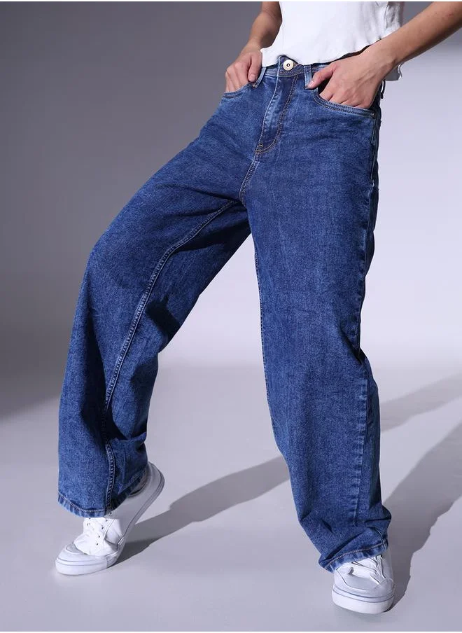 هوبرهولمي Hubberholme Low Rise Oversized Jeans