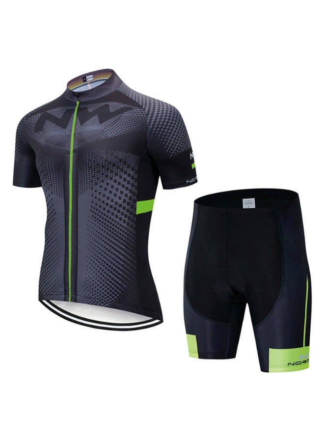 KUYING Summer Short Sleeved Cycling Suit Set  - Image 1