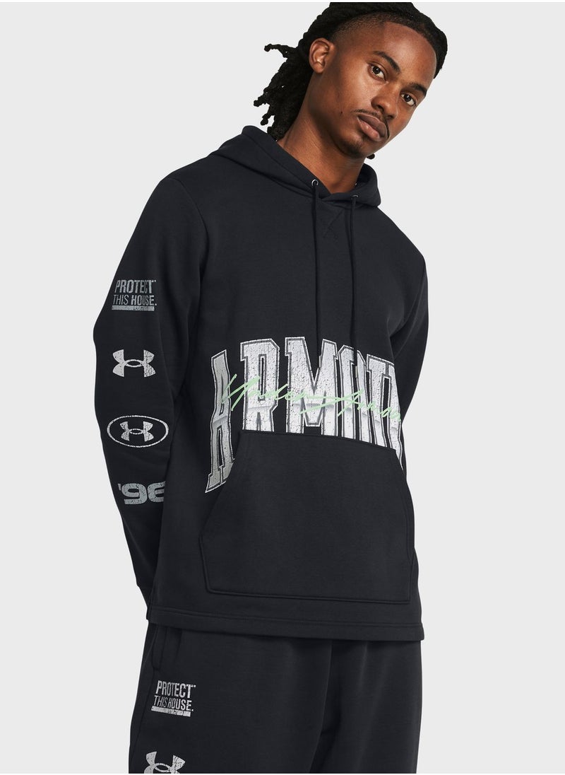 UNDER ARMOUR - Essential Fleece Novelty Hoodie - Image 1