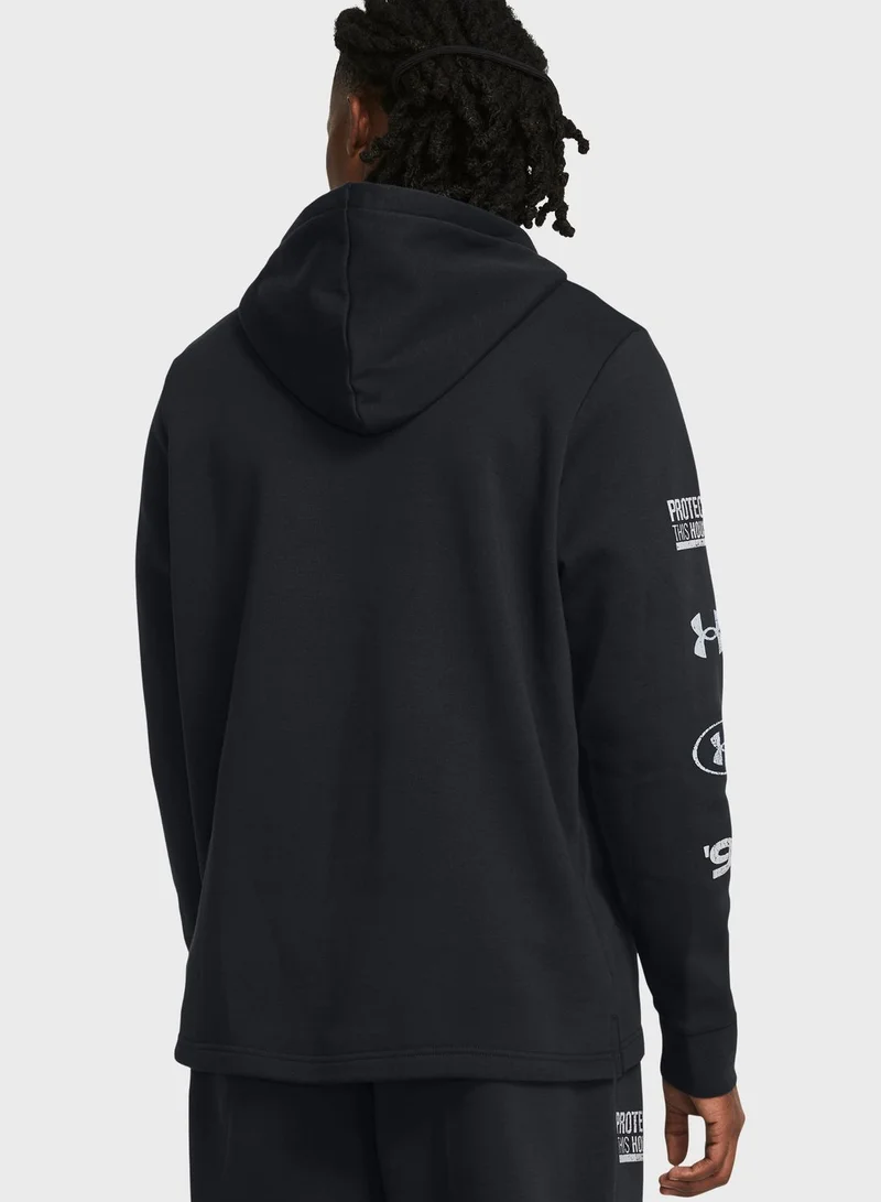 UNDER ARMOUR Essential Fleece Novelty Hoodie