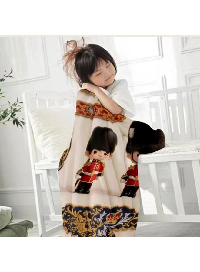 عام بطانية رقيقة من الفانيلا الكرتونية للأطفال والرضع (دافئة ومريحة، ومناسبة للنوم والألعاب) 70 سم * 100 سم - 113 - Image 2