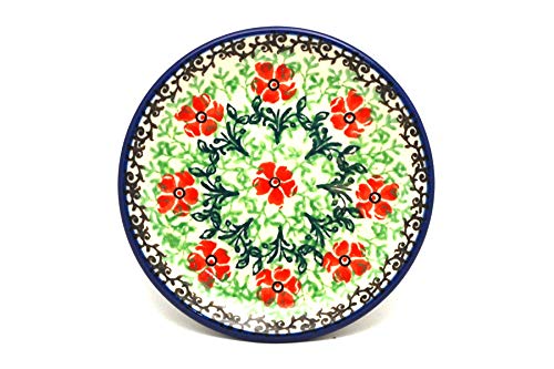 Polish Pottery Gallery Polish Pottery Coaster - Maraschino - Image 2
