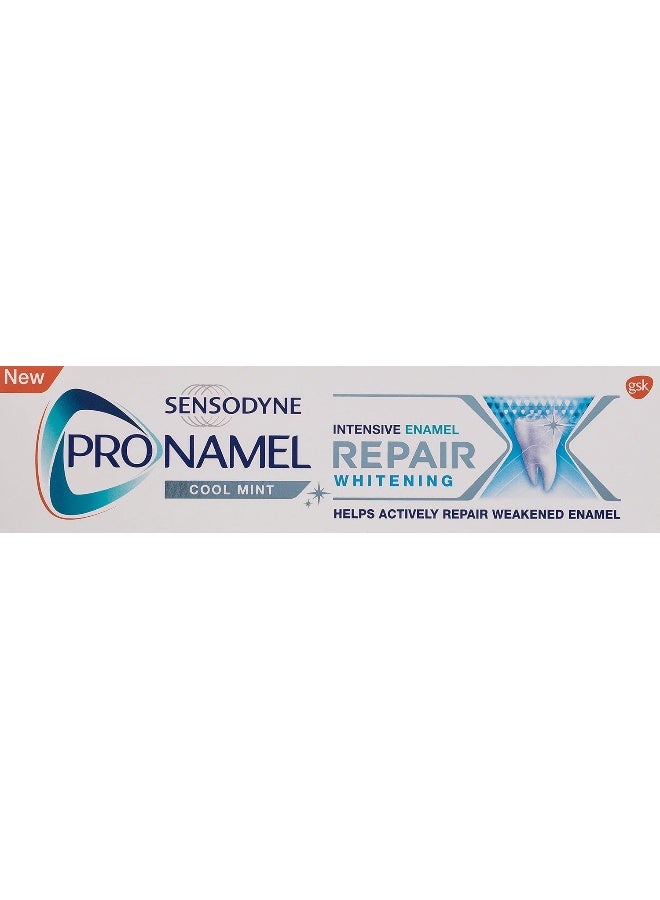 Sensodyne Pronamel Toothpaste, Helps Actively Repair Acid Weakened Enamel, Intensive Enamel Repair, Whitening, 75ml