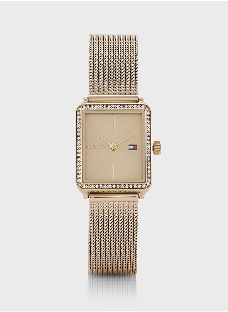 TOMMY HILFIGER Tea Mesh Strap Analog Bracelet Watch  - Image 1