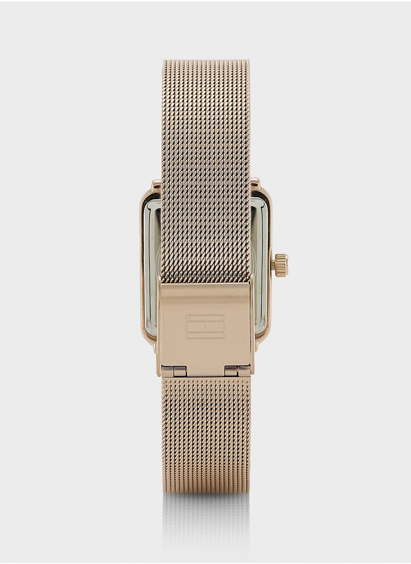 TOMMY HILFIGER Tea Mesh Strap Analog Bracelet Watch  - Image 4