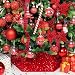 XmasExp Christmas Tree Collar 335 inch Sequin Tree Skirt Stand Base Cover for Home Decor Large Size 6 Piece Red - Image 2