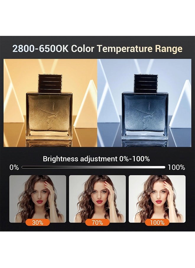 جودوكس - Godox ML60IIBi إضاءة فيديو LED ثنائية اللون، إضاءة COB محمولة 70 وات 2800K-6500K CRI 96+/TLCI 97+، 11 تأثيرات FX، تحكم في التطبيق، ضوء LED محمول فائق الهدوء مع قاعدة بطارية AK-B01 - Image 1