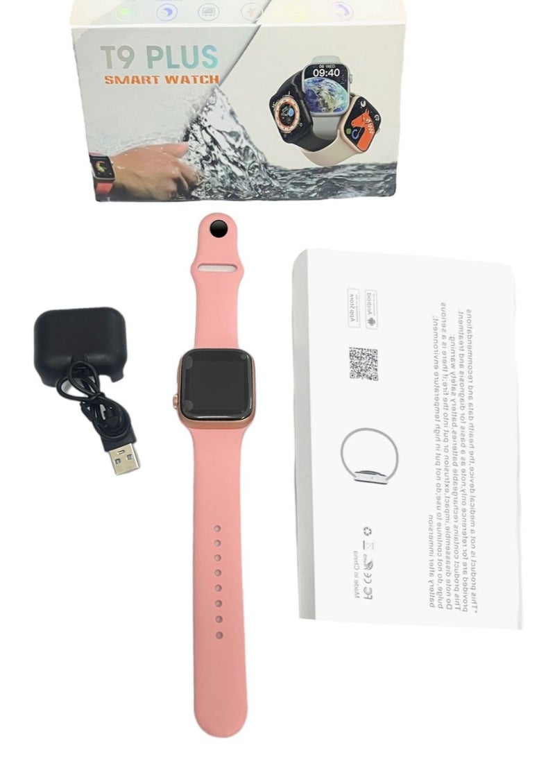 T9 Plus Multifunctional smart watch  with wireless charging - Image 1