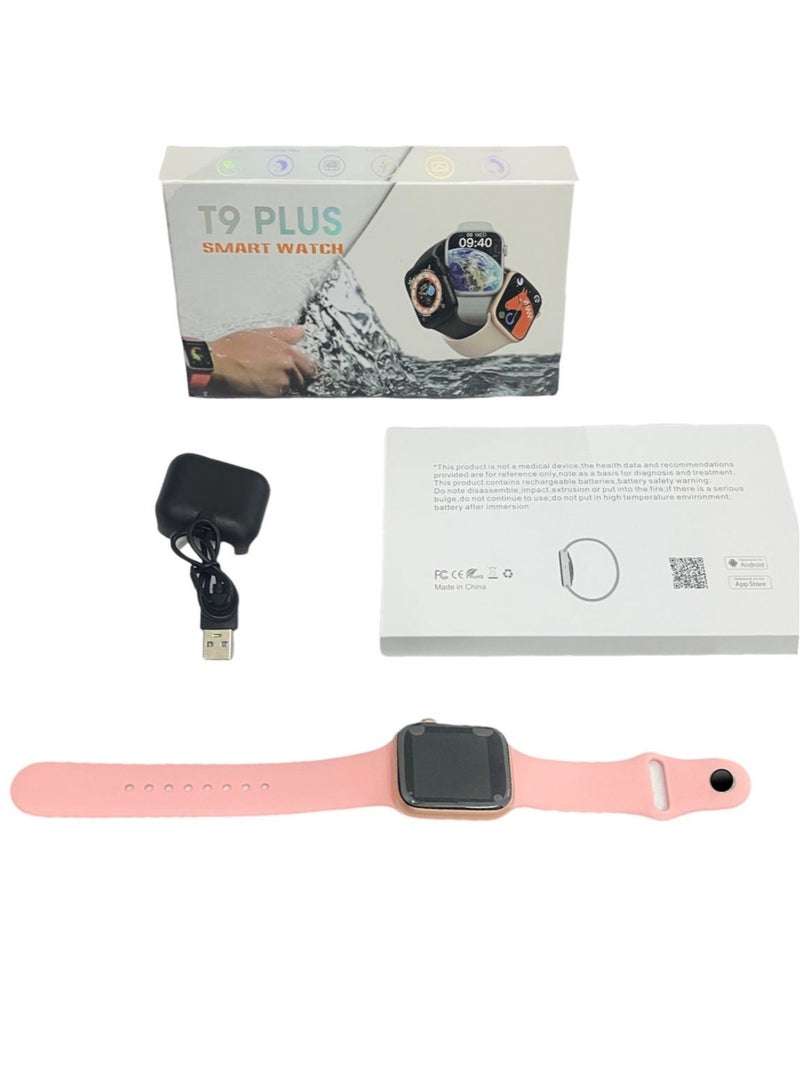 T9 Plus Multifunctional smart watch  with wireless charging - Image 3