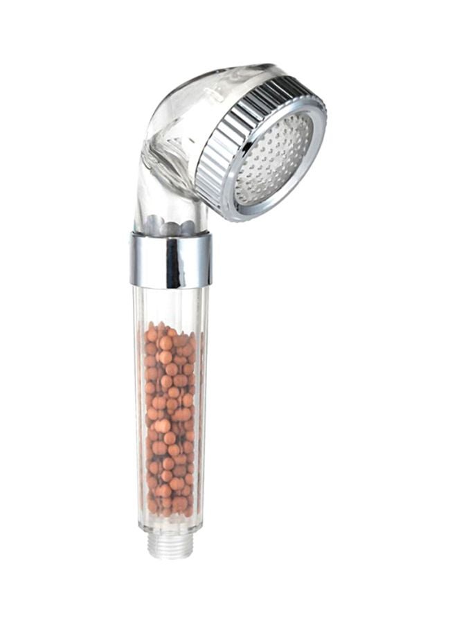 Loquat 4-Colour LED Shower Head Clear/Silver 15cm - Image 2