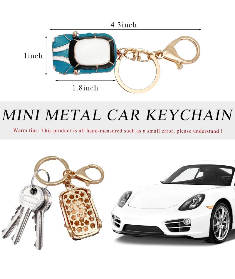 BdelrinQue Car Keychain, Bag Charms for Handbags, Key Chain for Girls Suitable for Car Enthusiasts, Key Organizer, Fashion Accessories - Image 2