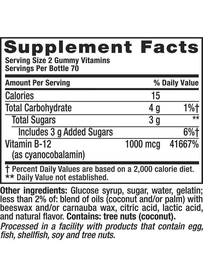 Vitafusion B-12 1000mcg Gummy 140 Count (Pack of 2) - Image 5