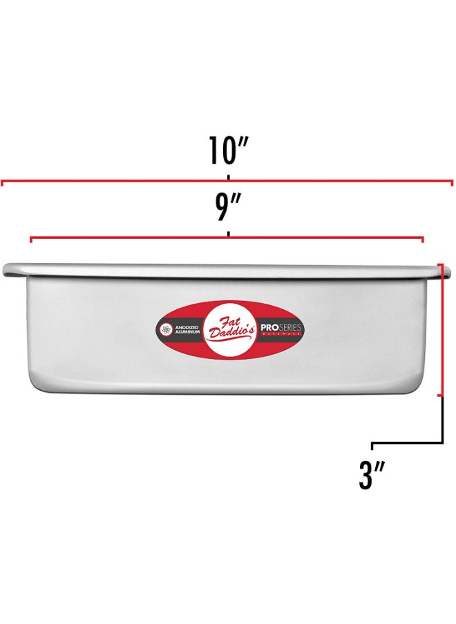 Fat Daddios - Fat Daddio's Anodized Aluminum Square Cheesecake Pan with Removable Bottom - Image 1