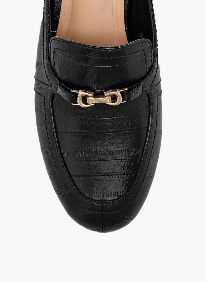 سيليست أحذية نسائية سهلة الارتداء بكعب رفيع وزخرفة معدنية - Image 4