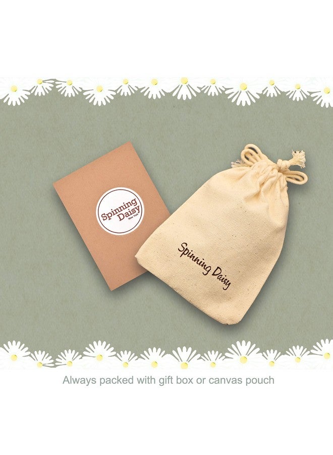 SpinningDaisy Handmade High Gloss Tiny Bow Earrings Silver - Image 5