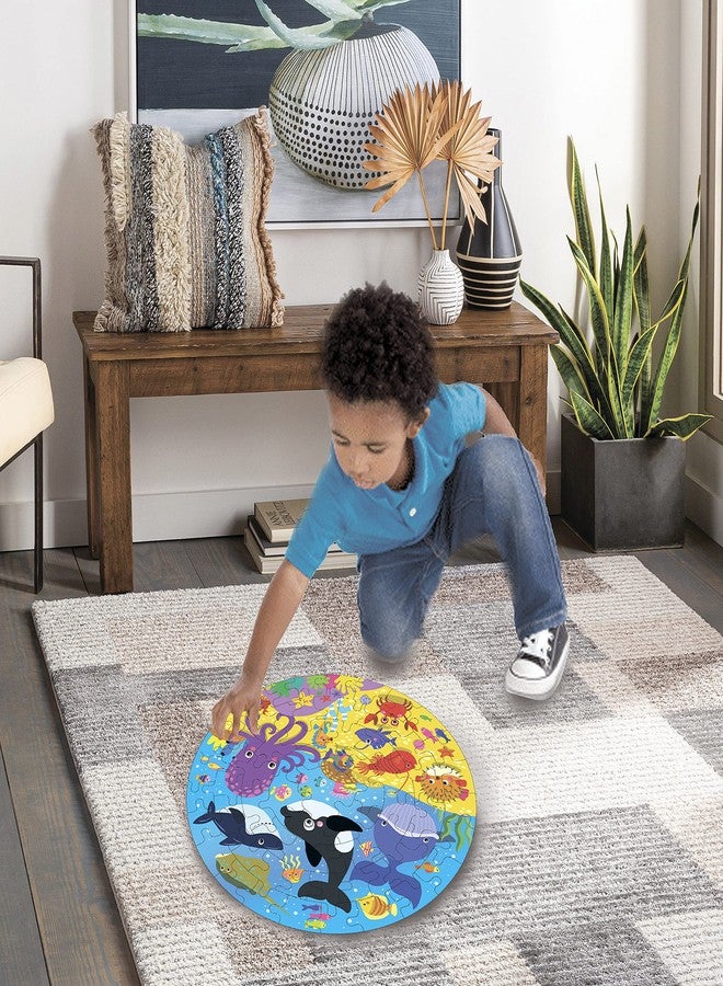 Fiddlys Creative Wooden Jigsaw Puzzle for Kids | 66 Pieces Educational Single Layer Puzzle | Fun & Learning Toy for Children Ages 3+ (Sea World) - Image 5