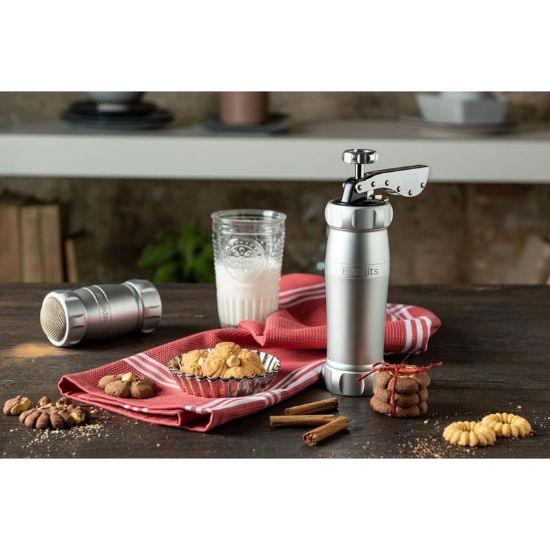 Marcato biscoti Maker, Anodized Aluminum slvr - Image 2