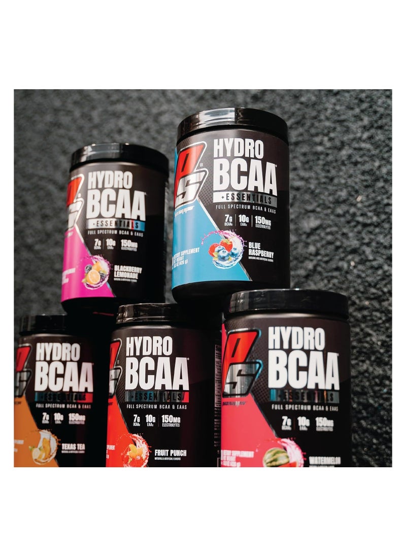 ProSupps - HydroBCAA Essentials BCAA Powder - Pre Workout and Post Workout Drink with EAAs Amino Acid Powder for Muscle Recovery, Energy, Fat Loss and Hydration (Blue Raspberry, 30 Servings) - Image 1