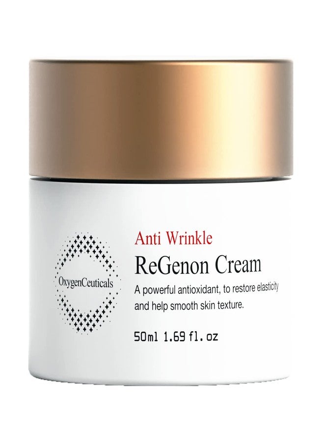 OxygenCeuticals ReGenon Cream - Super Antioxidant Anti-Aging Cream with 20,000 ppm Idebenone and Naturally-Derived Polymer (50ml) - Image 1