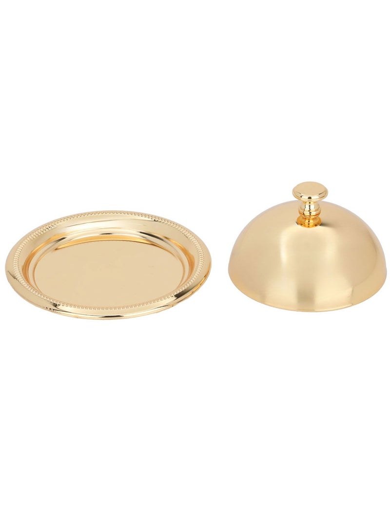 Alsaif Gallery Al Saif Gallery Steel Date, Engraved with Cover - Gold - Image 2