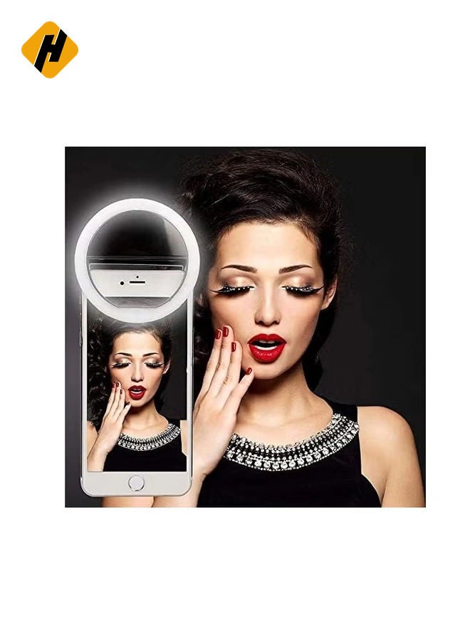 HuHa Selfie Ring Light for Mobile  3 Way Led Flash || White Light for All Smartphones  - Image 4