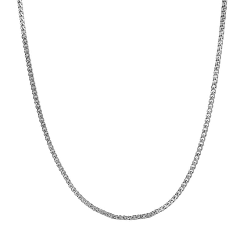 GLD Micro Cuban Link Chain for Men and Women 3MM 18 14K White GoldPlated Cuban Chain with Premium Travel Pouch SnatchProof SweatProof FadeResistant Lifetime Quality Designed in Miami - Image 2