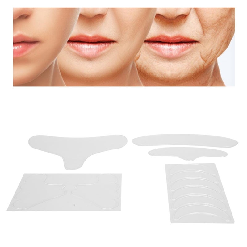 Facial Wrinkle Patches Silicone Reusable AntiWrinkle Eye Forehead Neck Chest Pads Sticker - Image 5