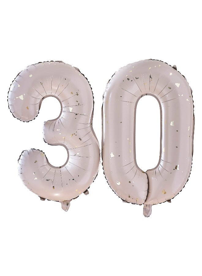 Ginger Ray Gold Speckle 30Th Birthday Balloons - Image 3