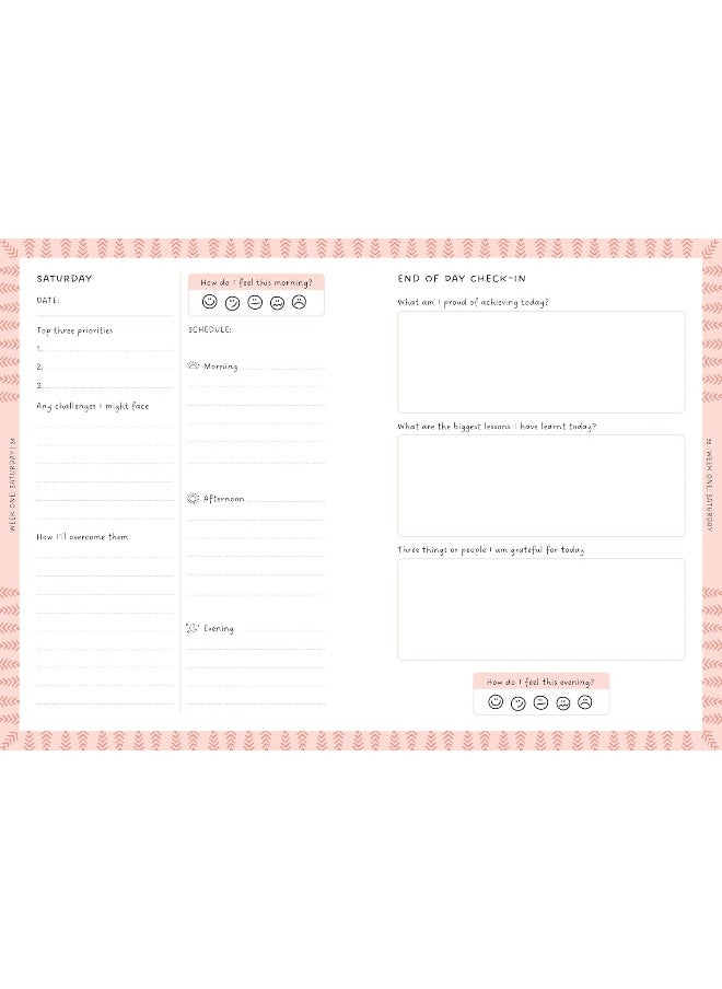 Overcoming Overwhelm Journal: A 12-Week Wellness Planner for Finding Peace in a  - Image 3