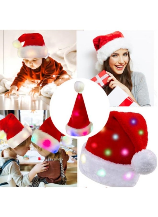 GGEROU LED Costume Hat for Adults Blinking Color-Changing Cap with 20 Led Flash Light  - Image 3