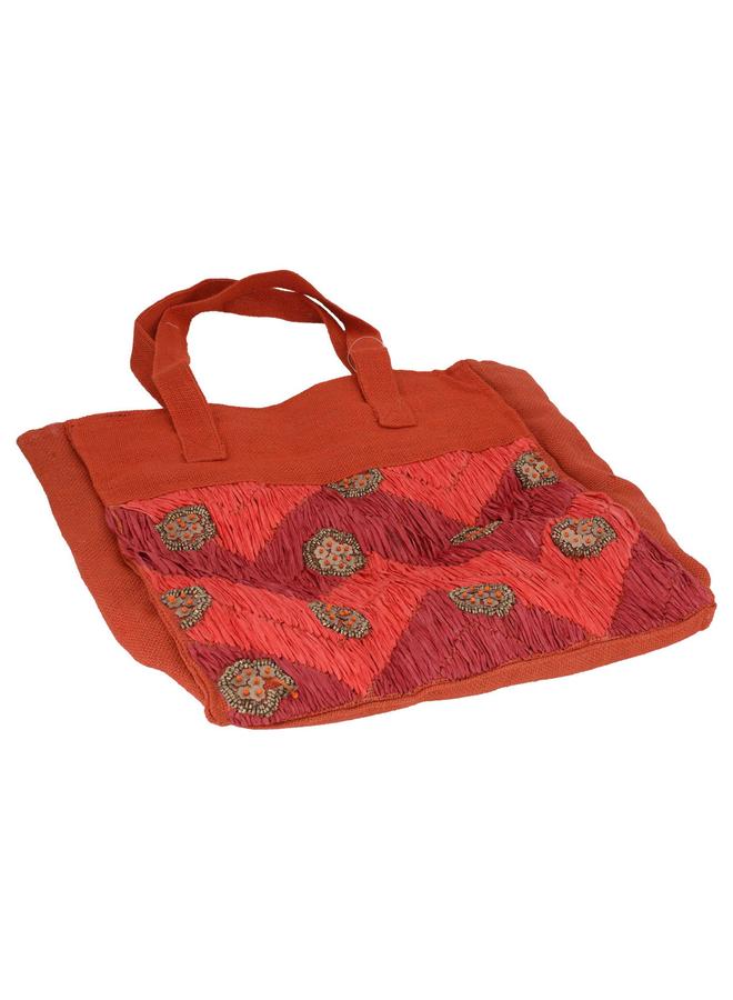 Alsaif Canvas Thermos Bag 44 X 38 Cm Red - Image 2