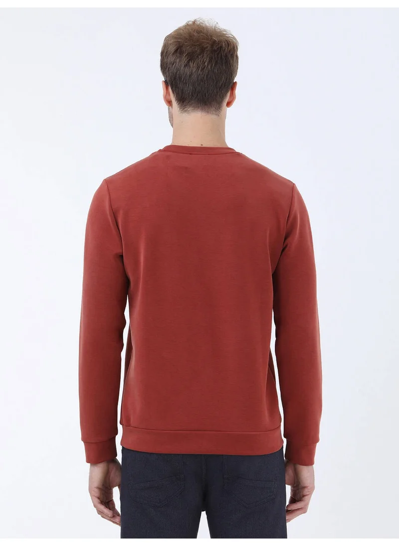 Kip Tile Crew Neck Printed Sweatshirt