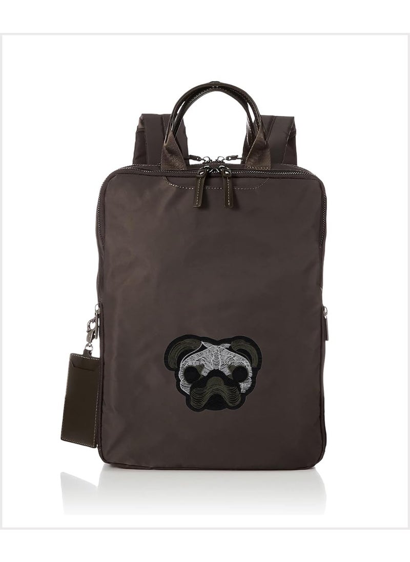Artist Unknown - Bulldog/Bull Dog Demestic Animal Applique Embroidered Sew-on Patch ; Size: 14cm x 12cm for Jackets, Bags, T-Shirts, Jeans, Pants, Outdoor Clothing ; Imported from Malaysia (1 Piece). (Code: M-44) - Image 1
