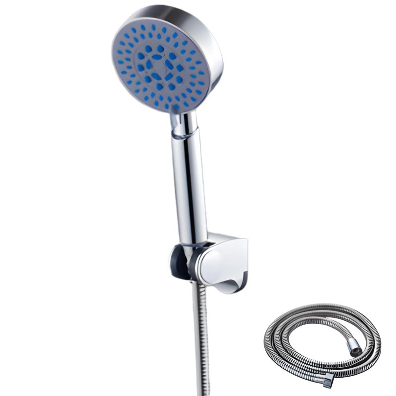 Chrome Shower Faucet Set With Tub Spout 5 Setting Handheld High Pressure - Image 2