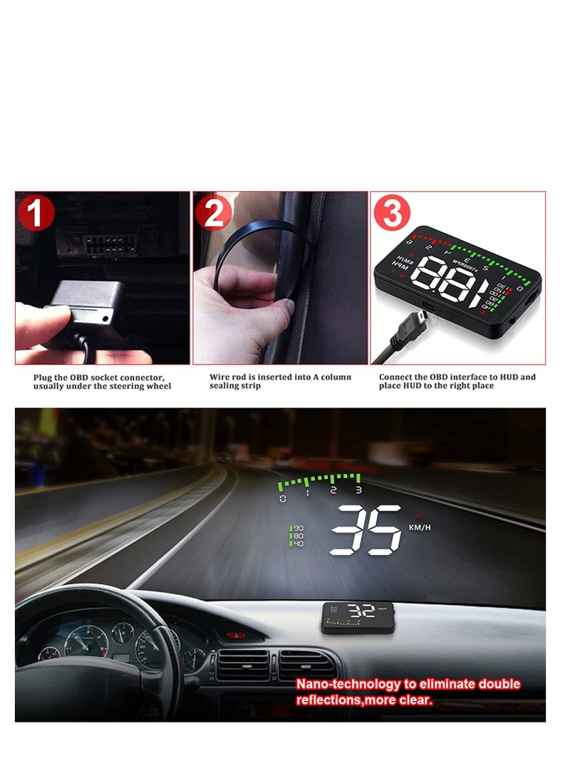 GULFLINK - GULFLINK Head Up Display Vehicle Speed Meter(A900) - Image 1