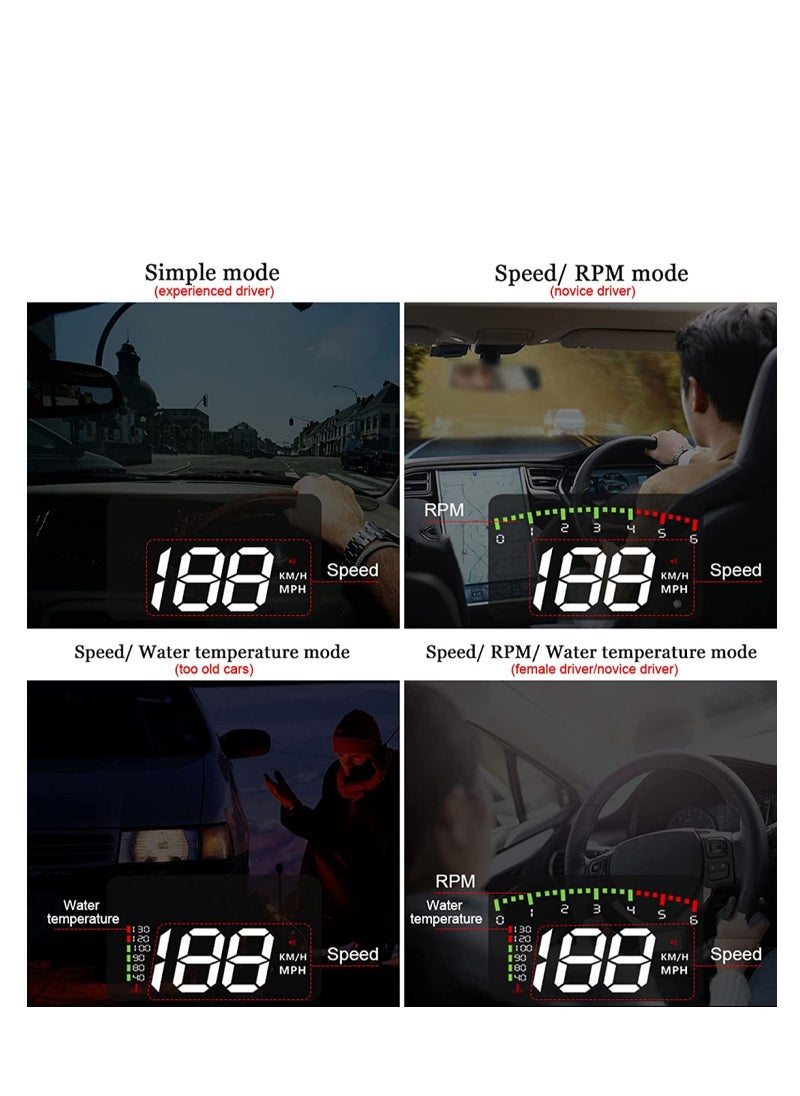 GULFLINK - GULFLINK Head Up Display Vehicle Speed Meter(A900) - Image 1