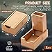 Arrowbash 2 Pcs Dice Tower with 14 Polyhedral Dice Set Foldable Wooden Die Dice Roller Castle Collapsible Rolling Case for Tabletop Games Board Games - Image 4
