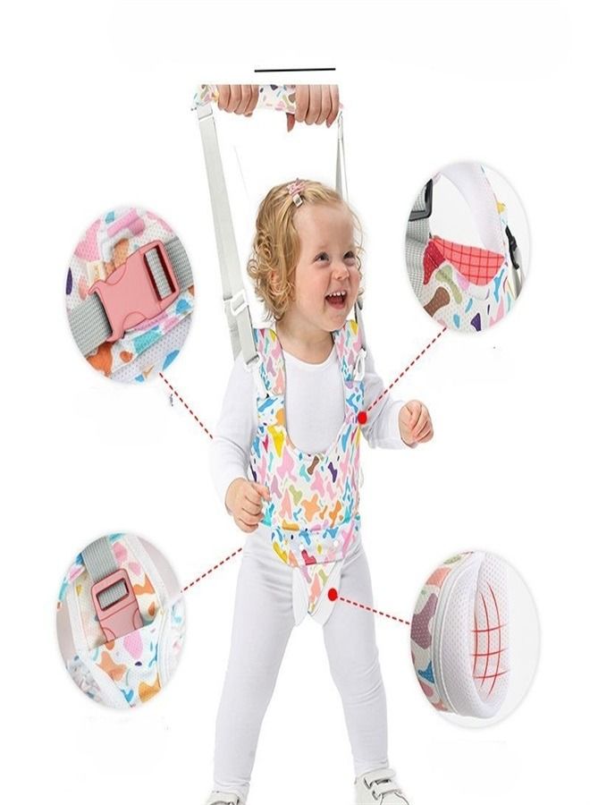 Baby Walking Harness Handheld Baby Walker Assistant Belt Adjustable Toddler Infant Safety Harnesses Standing Up Walking Learning Helper Crotch  - Image 1