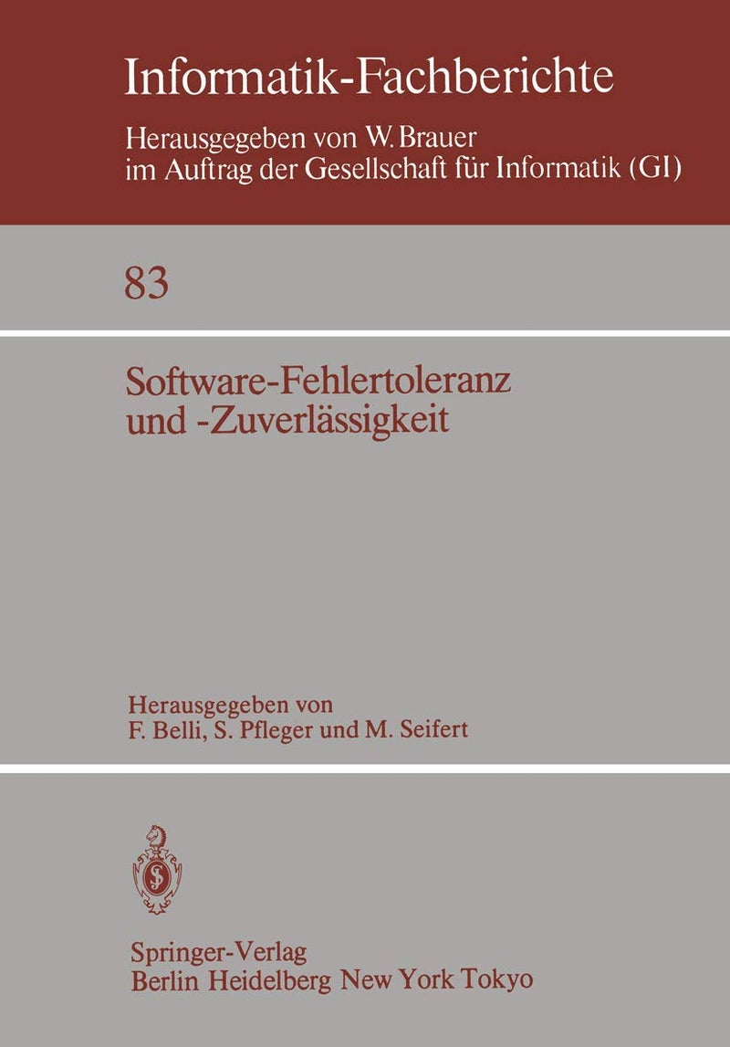 Software-Fehlertoleranz und -Zuverlässigkeit
