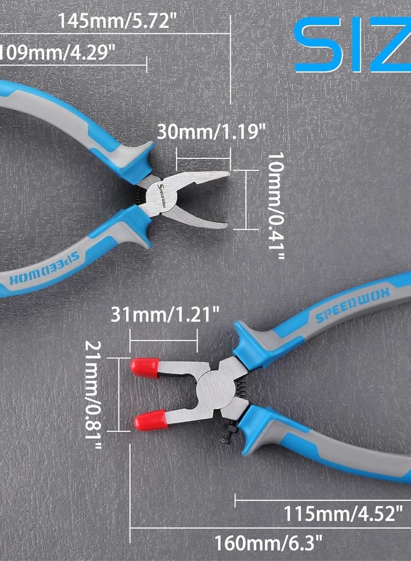 GGOOT 6" Glass Cutting Pliers Set - Breaker & Runner, Bottle & Stained Glass Cutter  - Image 5