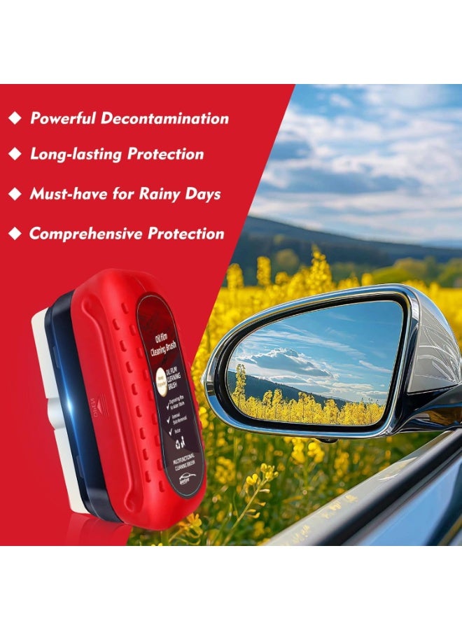 Generic Multifunctional Car Glass Cleaning Brush for Oil Film Removal – Powerful Windshield & Side Mirror Cleaner – Removes Dirt, Water Stains, and Grease for Crystal Clear Visibility – Ergonomic Design and Easy to Use - Image 4