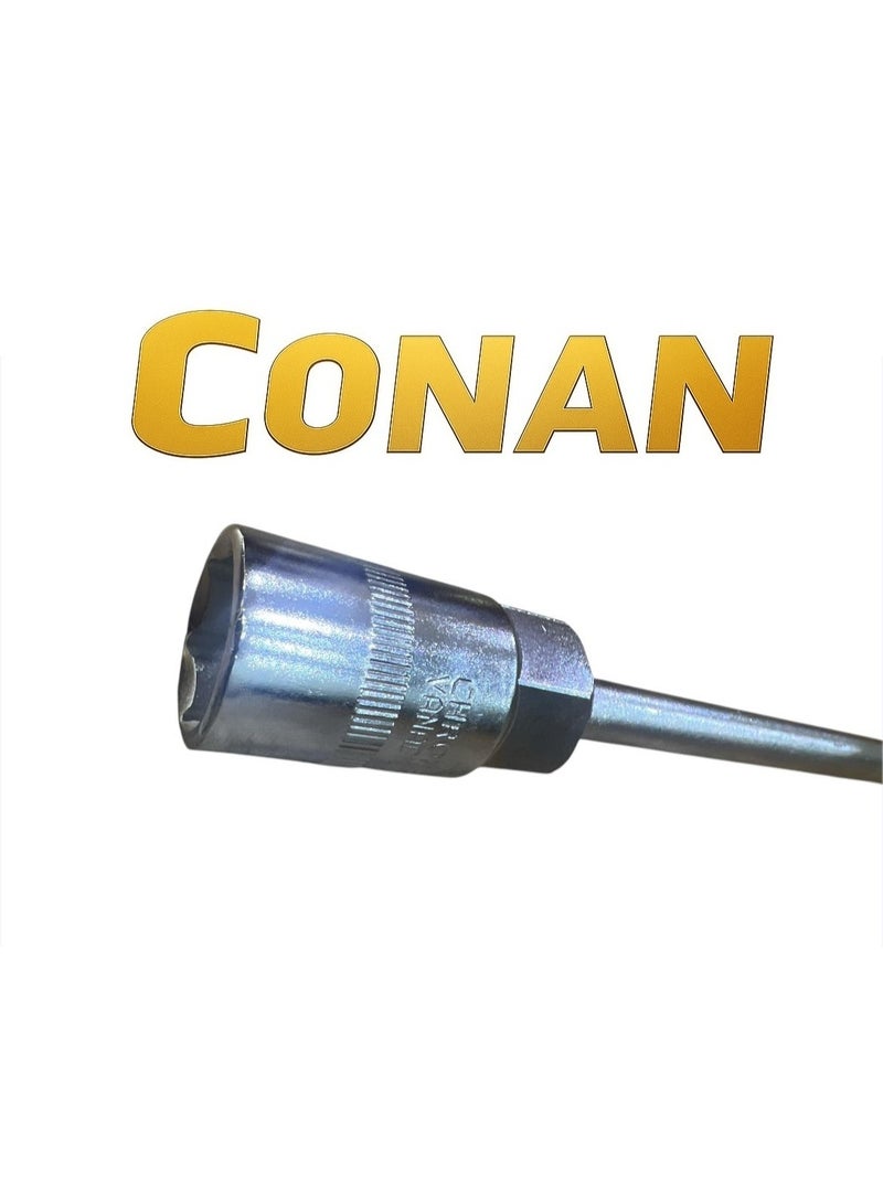 CONAN 3-Piece T-Handle Socket Wrench Set – Sizes 17mm + 18mm + 19mm – Long Shaft 200×310mm – Chrome-Vanadium Cr-V Steel – Models COTS817 / COTS818 / COTS819 - Image 5