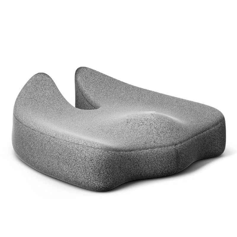 IDITRI EXPORT Your Comfort Partner Memory Foam Coccyx Seat Cushion for Tailbone Pain Sciatica Back Pain Relief Orthopedic Chair Cushions for Sitting for Office Chair 18 x 18 x 4 INCH - Image 1