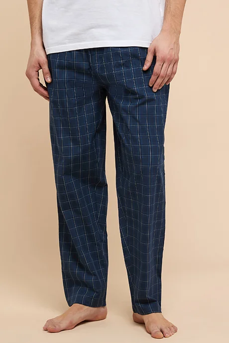 أر أند بي Plaid Lounge Pants with Drawstring Waist