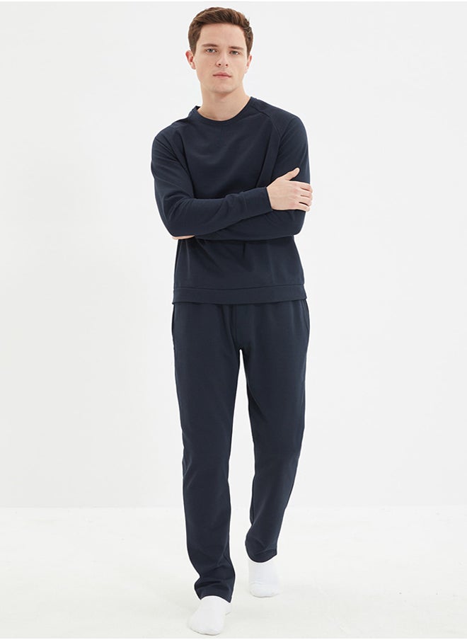 trendyol - Navy Blue Men's Regular Fit Pants - Image 1