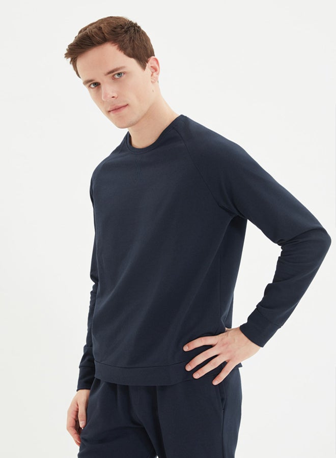 trendyol Navy Blue Men's Regular Fit Pants - Image 5