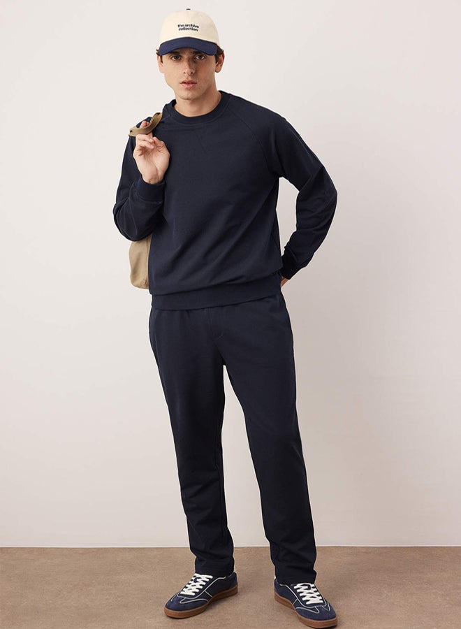 trendyol Navy Blue Men's Regular Fit Pants - Image 1