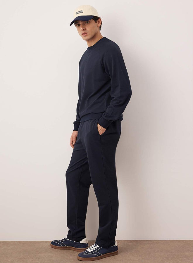 trendyol Navy Blue Men's Regular Fit Pants - Image 2